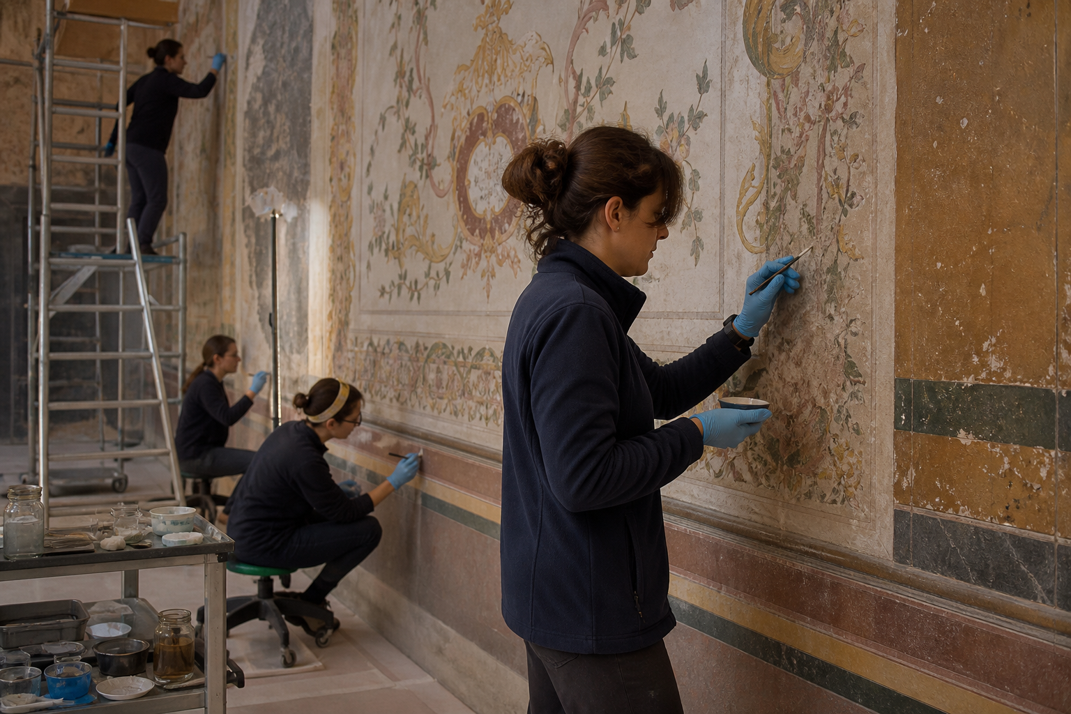 Restauration d'un décor patrimonial